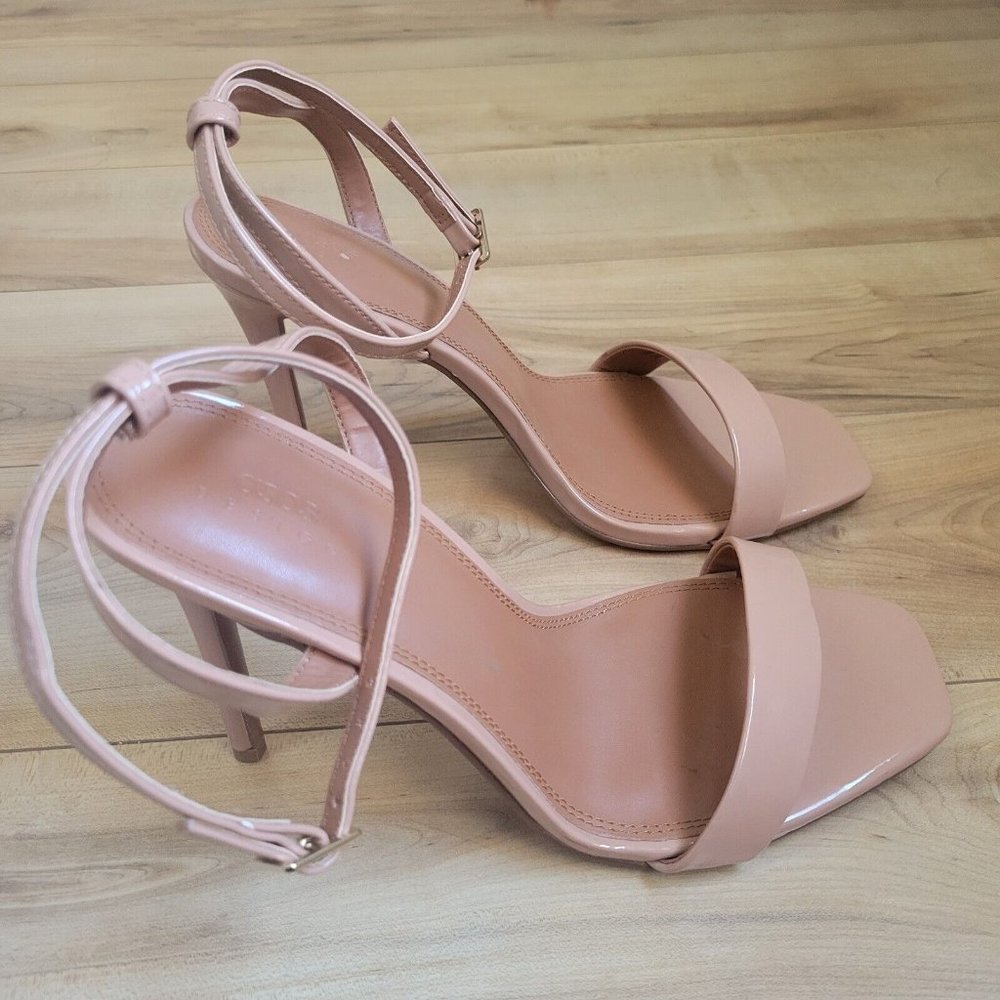 Asos Design Neva Barely There Heeled Sandals Nude… - image 3